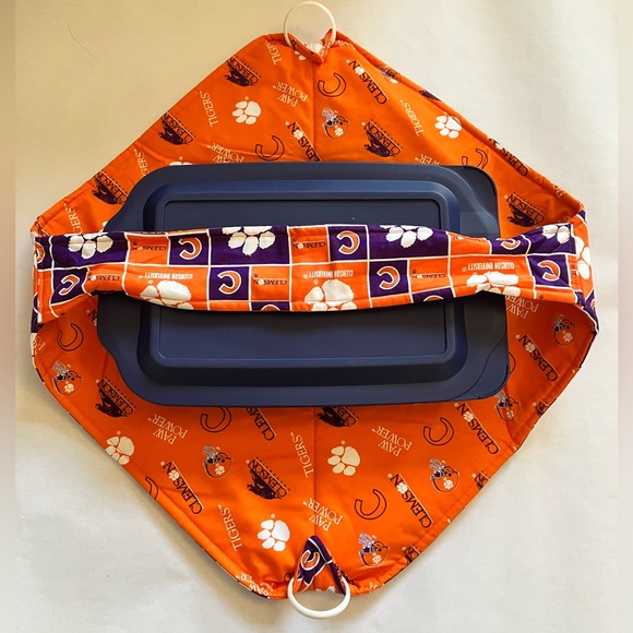 Clemson University Tigers Tote Bag with Fabric Casserole Carrier - Picture 7 of 9